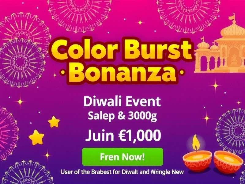 Festival Celebration in Game Diwali Event in Color Burst Bonanza